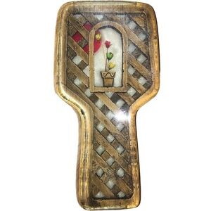 Vintage 1970s Acrylic Lucite Spoon Rest